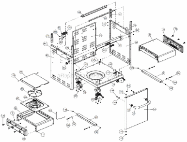 Page B Diagram and Parts List for 9211-64  Broil King Grill